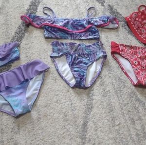 3 Girl's Swimsuits